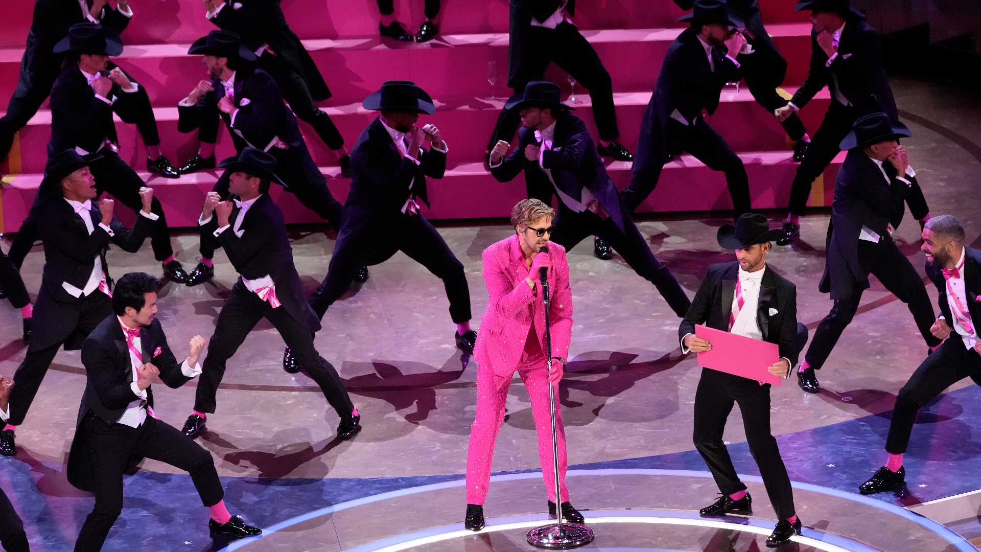 Ryan Gosling Performing 'Barbie' Song 'I'm Just Ken' Live at Oscars