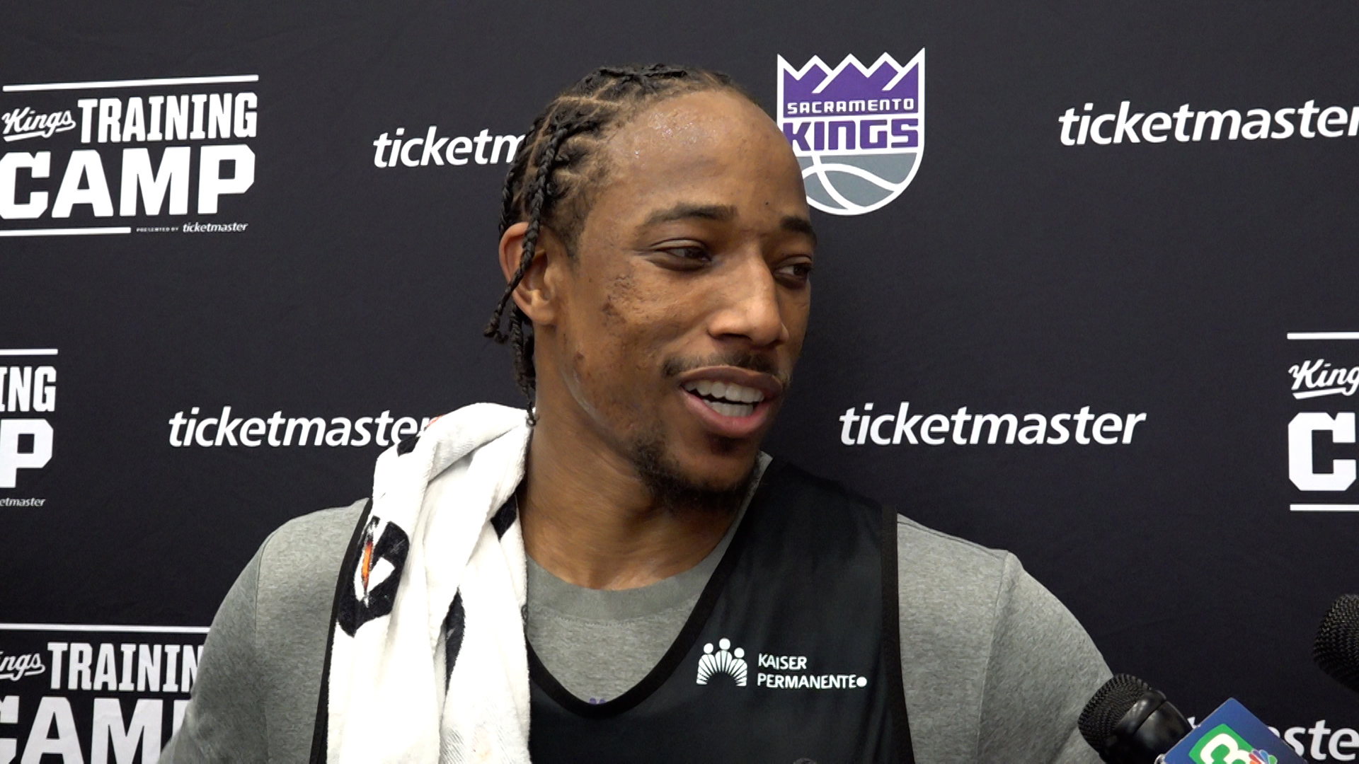 DeMar DeRozan excited after day one of Sacramento Kings Training Camp