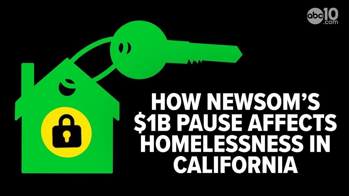 Gov. Newsom's Pause On $1B In Homeless Funding Hurts Counties | Abc10.com