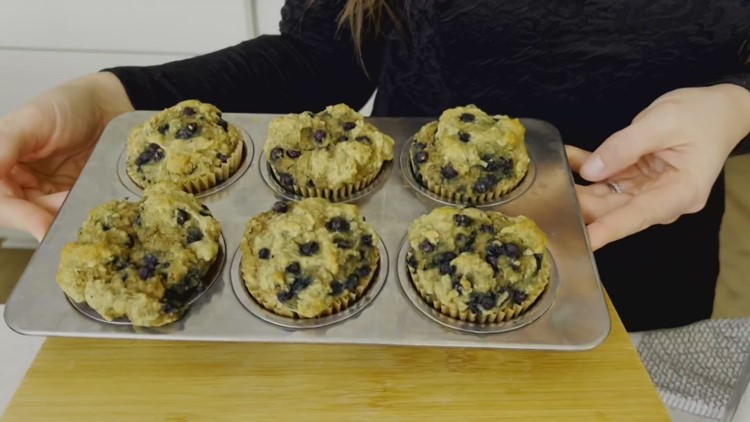 Try this easy recipe for healthier blueberry muffins | Healthy Living with Megan Evans
