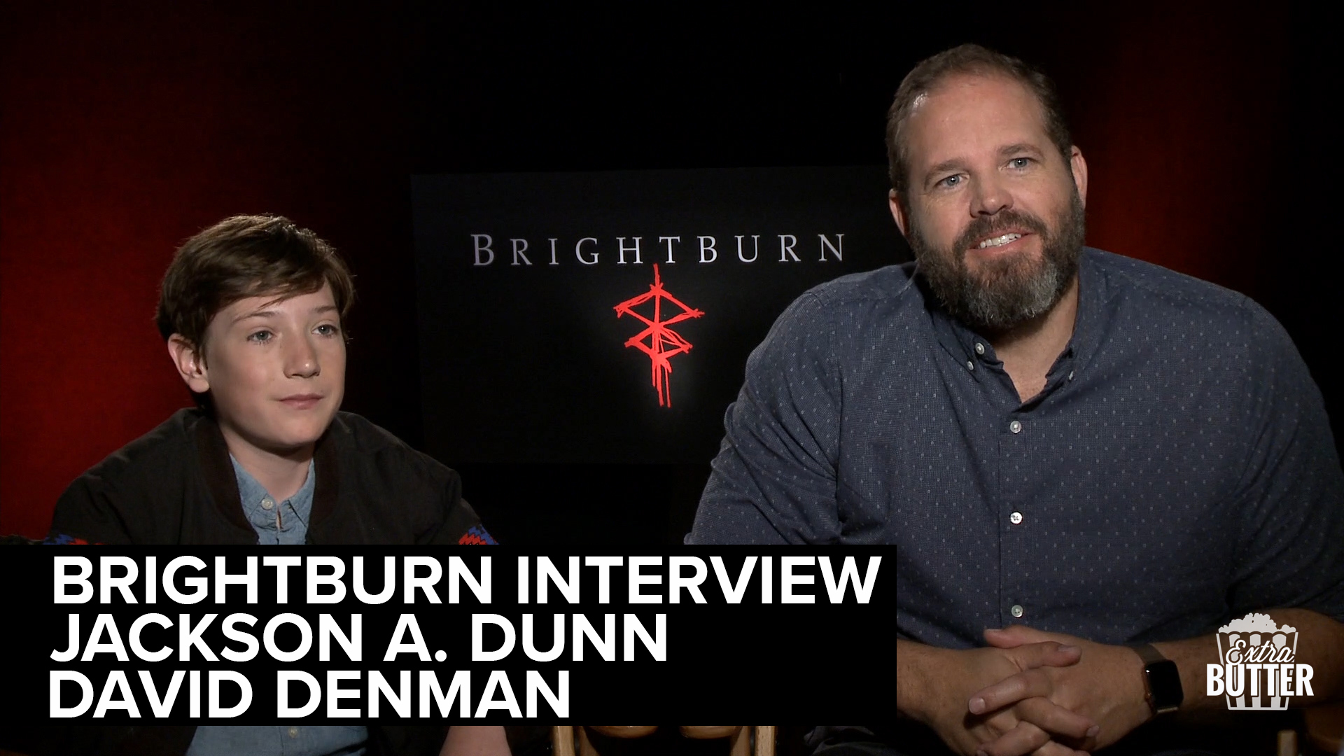 'Brightburn' - the superhero horror movie - is so effective, Mark S. Allen feels uncomfortable even being in the room to interview Jackson A. Dunn.