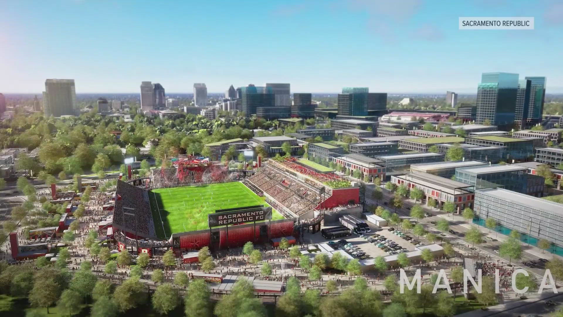 City of Sacramento announced a proposal for a new one-of-a-kind soccer stadium and entertainment venue.