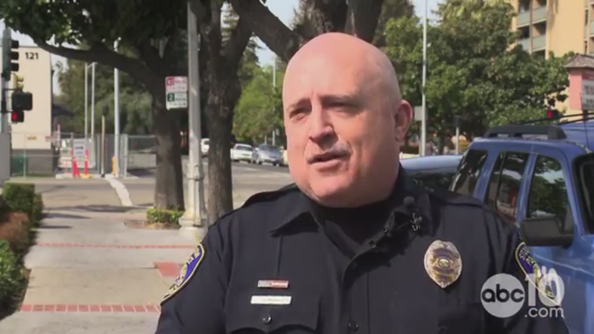 Stockton Police ‪Officer Joe Silva spoke to the press about two separate shootings in the city that left two more people dead and a third person injured. In total, five people have been killed since Friday, all victims of gun violence.