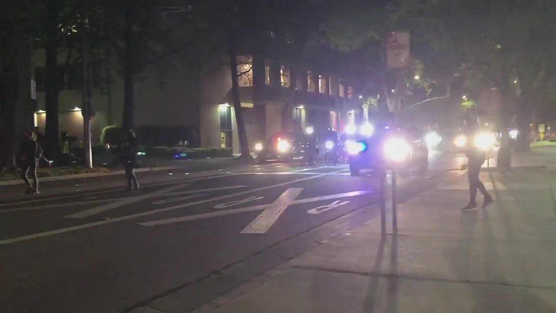 Just after 10:30 p.m. police tweeted that demonstrators have started to disperse.
