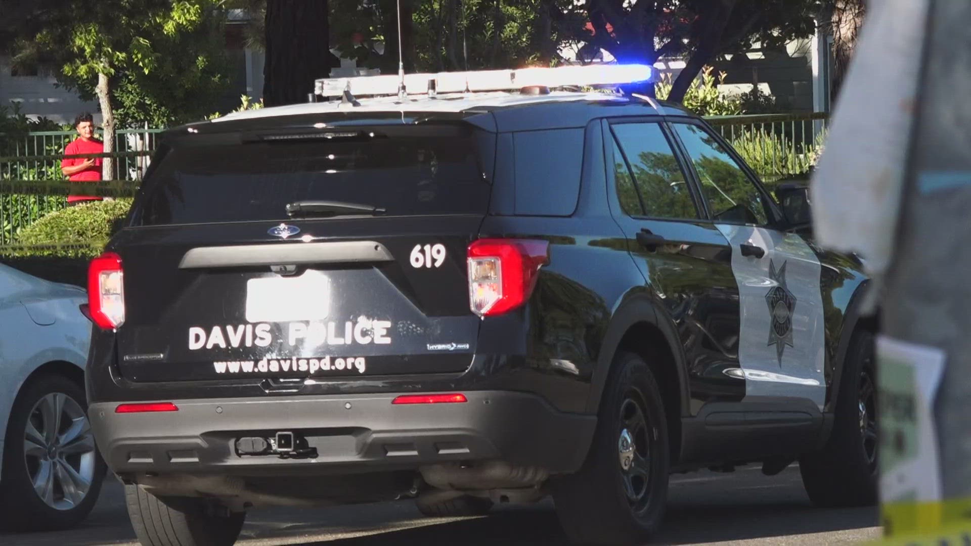 A married couple in Davis are in the hospital after an alleged domestic violence incident that left the man with at least one stab wound.