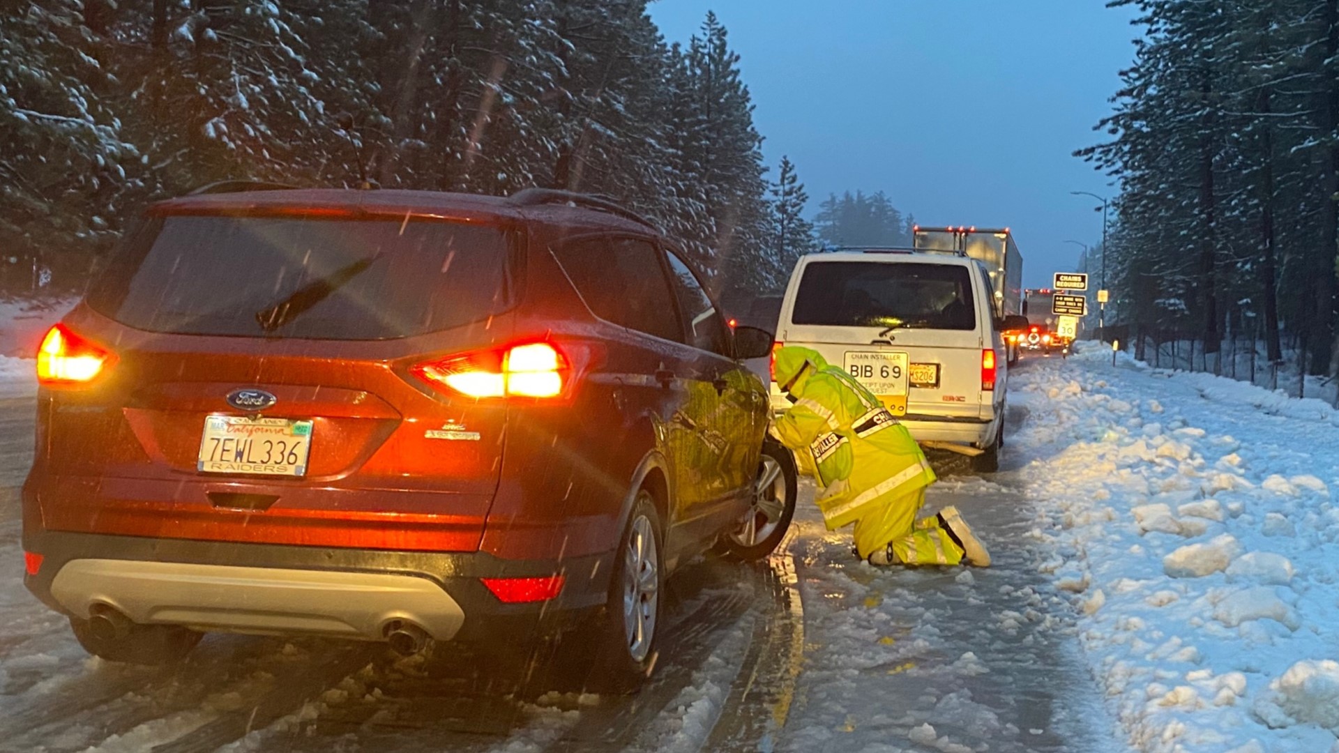 Northern California is bracing for a winter storm that'll drop inches of rain and feet of snow. Light rain on Sunday was just a taste of what's to come Monday.