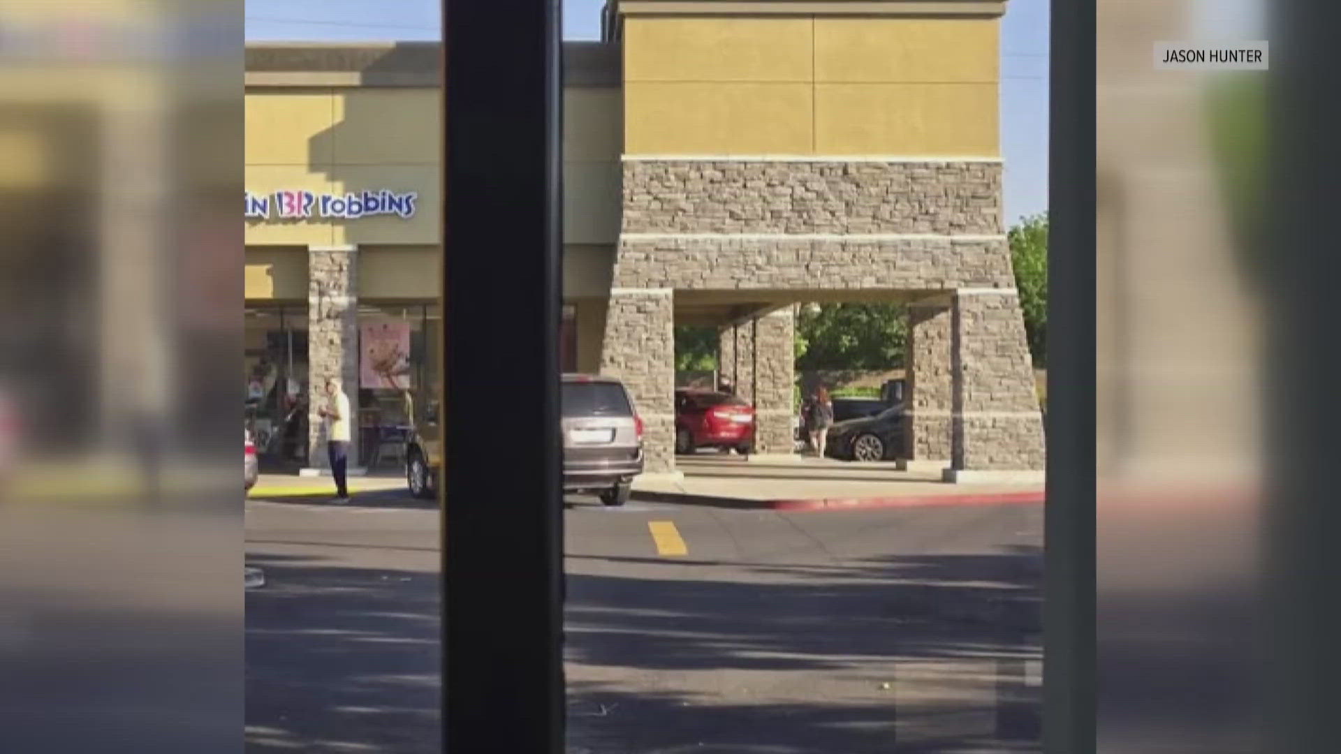 Several people crashed into a Modesto jewelry store and stole items before escaping in separate cars.