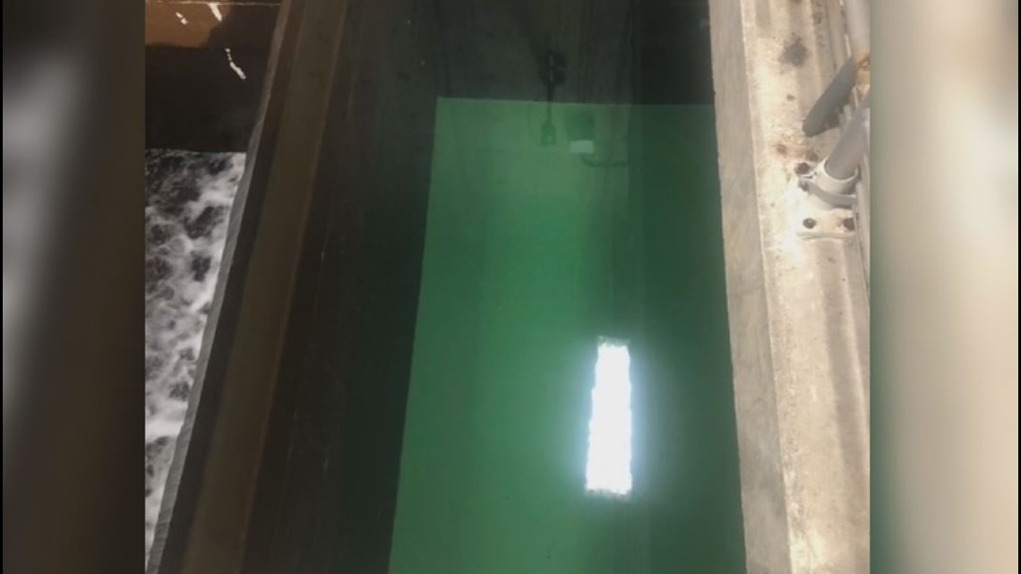 Roseville tap water is coming out with a green tint