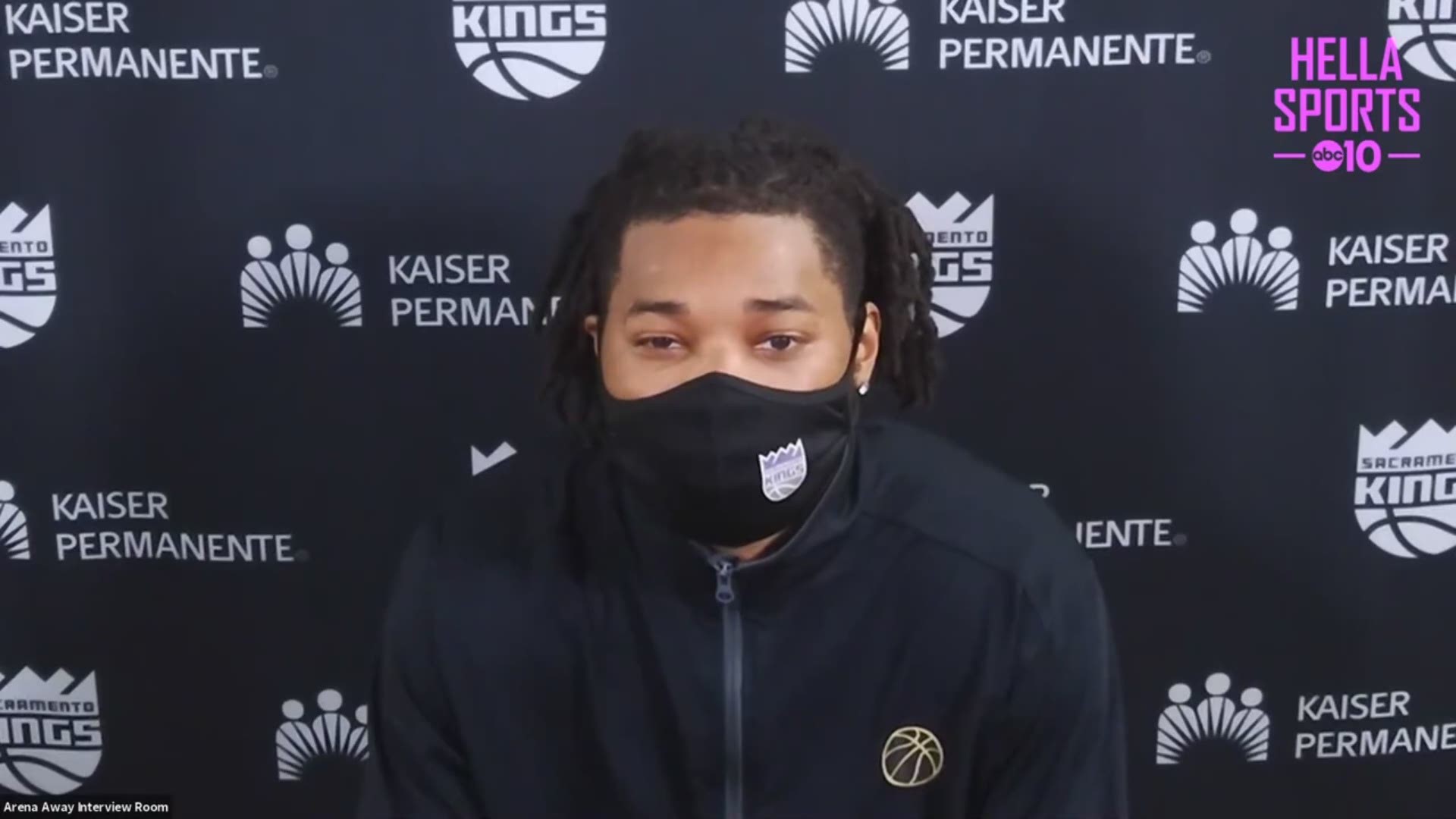 Kings F/C Richaun Holmes talks to reporters on Monday about Sacramento's scrimmage win over the Los Angeles Clippers and getting his first game action in Orlando.