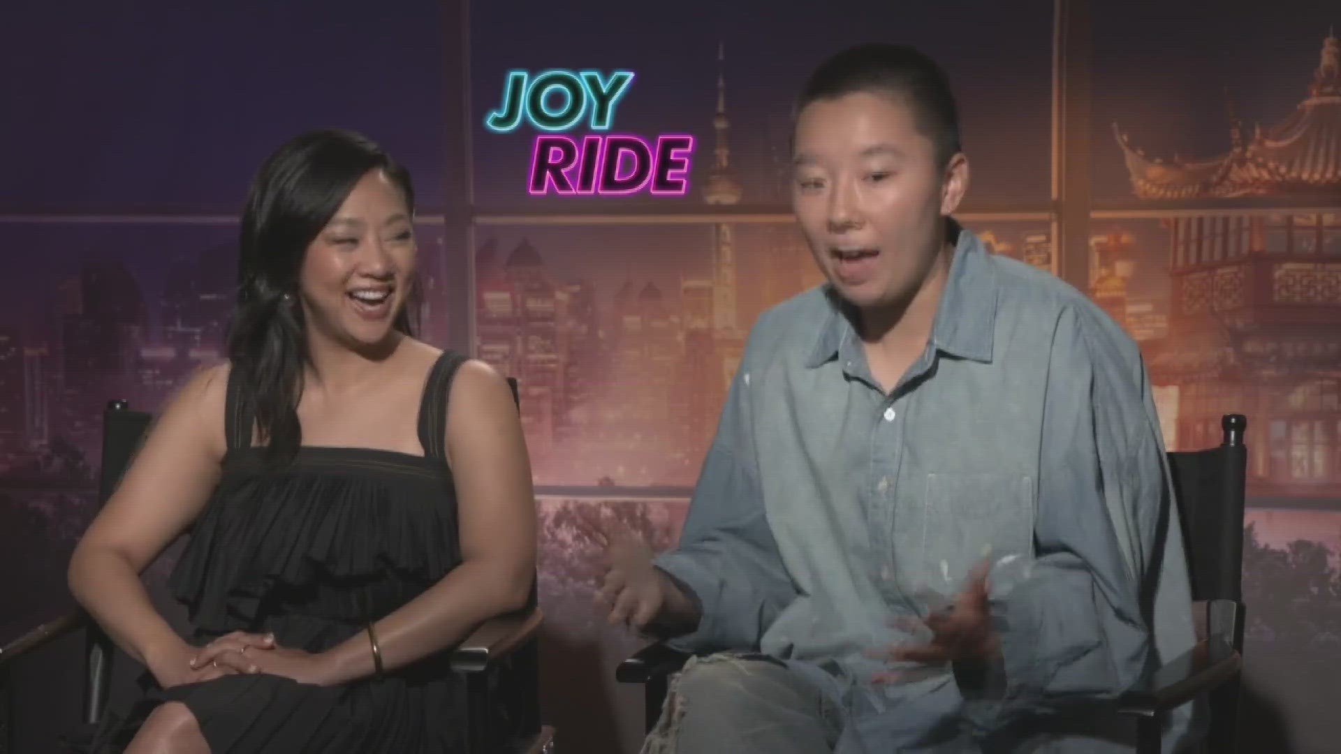 ABC10's Mark S. Allen catches up with the stars of the newly-released film "Joy Ride".