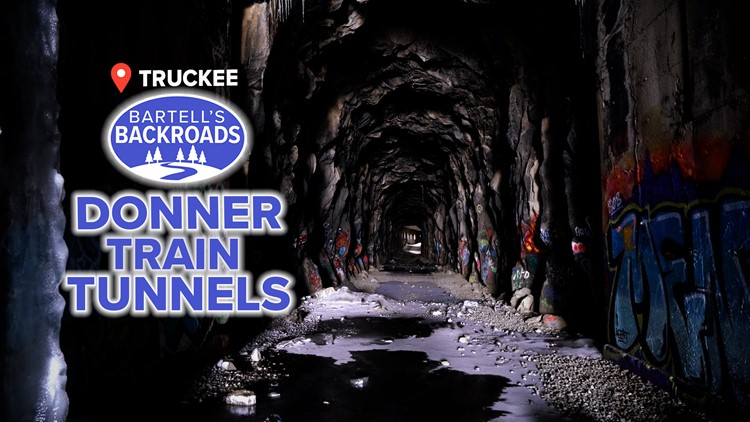 Icy wonderland inside abandoned Donner Summit train tunnels | Bartell's Backroads Pit Stop