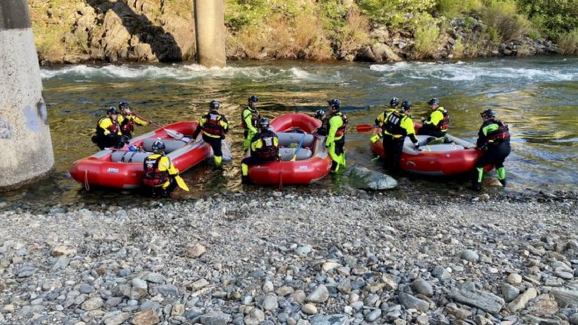 Search underway for a missing kayaker near the No Hands Bridge at the American River Confluence
