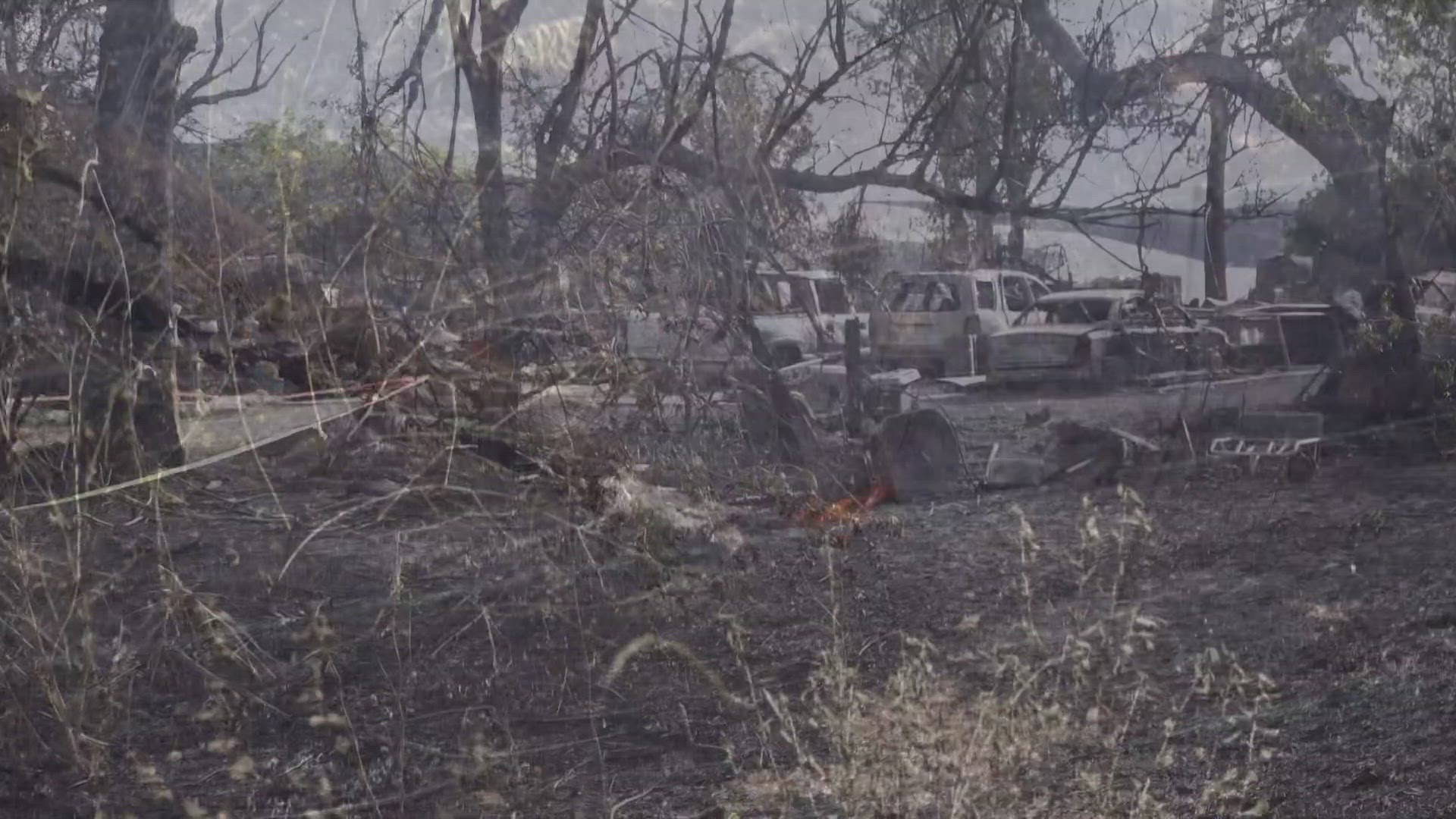 Officials say all evacuation orders have been downgraded to warnings for the Corral Fire burning near Tracy in San Joaquin County.