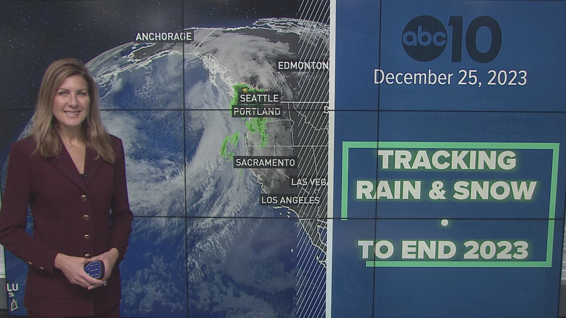 A series of storms is lining up in the Pacific. It will bring a colder, wetter end to 2023 and start of the New Year.