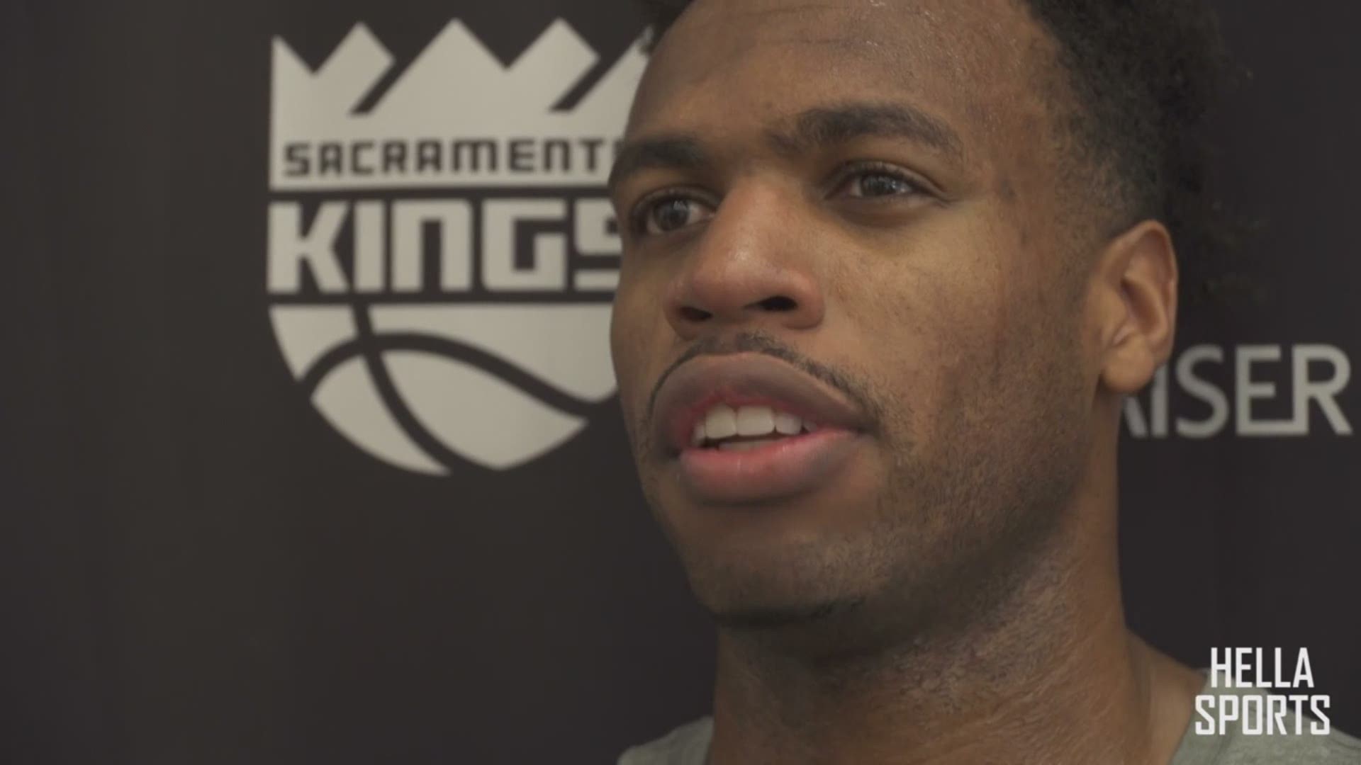 Sacramento Kings SG Buddy Hield talks about winning the three-point contest at All-Star Weekend in Chicago, defending the title and what he did with the trophy.