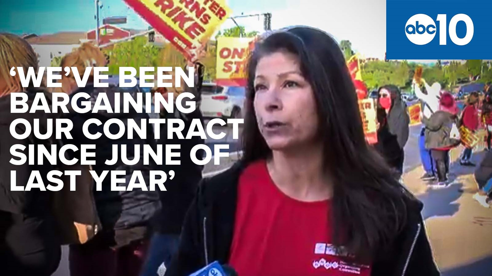 We spoke with healthcare workers and staff who said they have been negotiating their contracts since June of last year, and now they're striking.