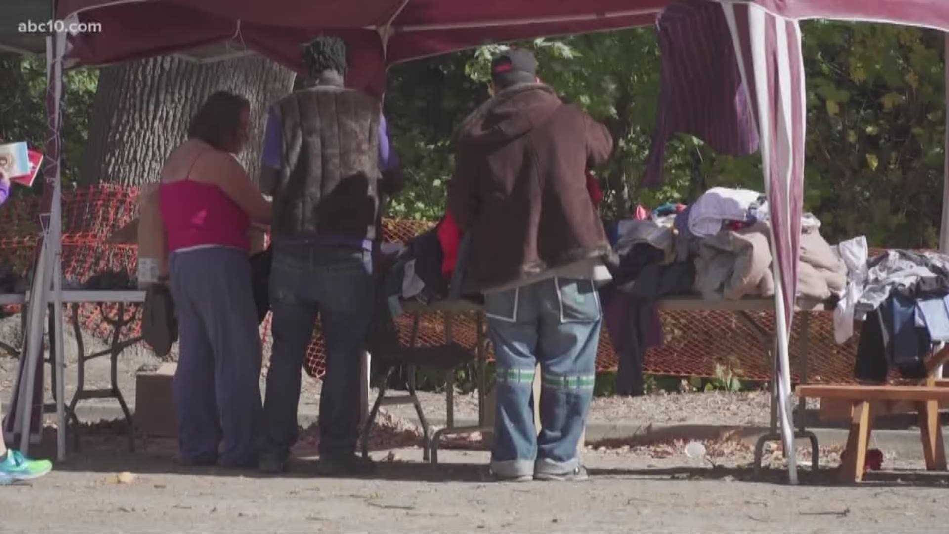 Beard Brook Park is serving as a temporary solution to the homeless problem in Modesto.
