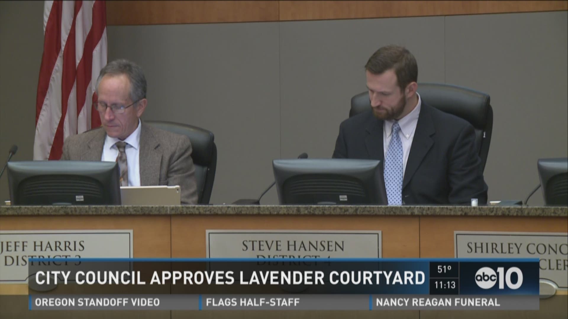 City council approves lavender courtyard