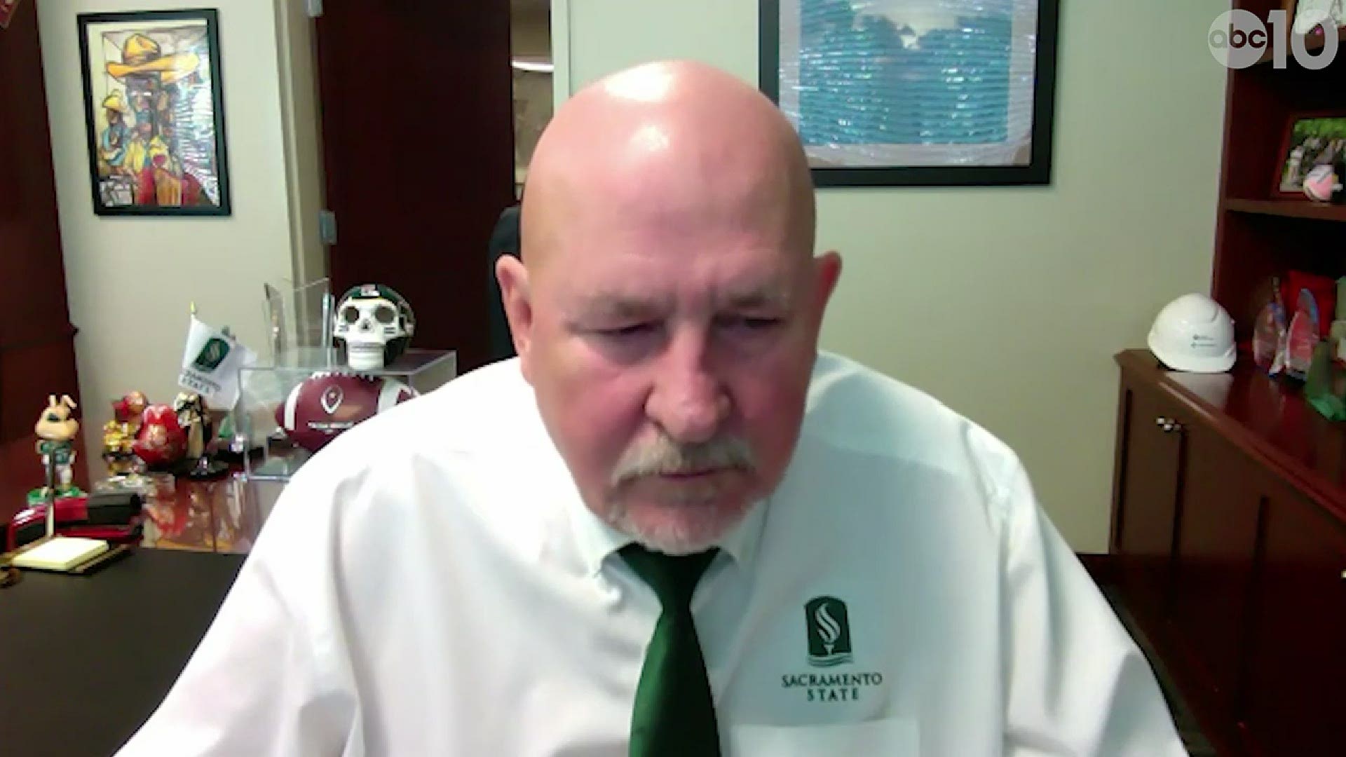 Sacramento State President Robert Nelsen spoke with Eric Escalante about the school now requiring on-campus students, staff, and faculty to get vaccinated.