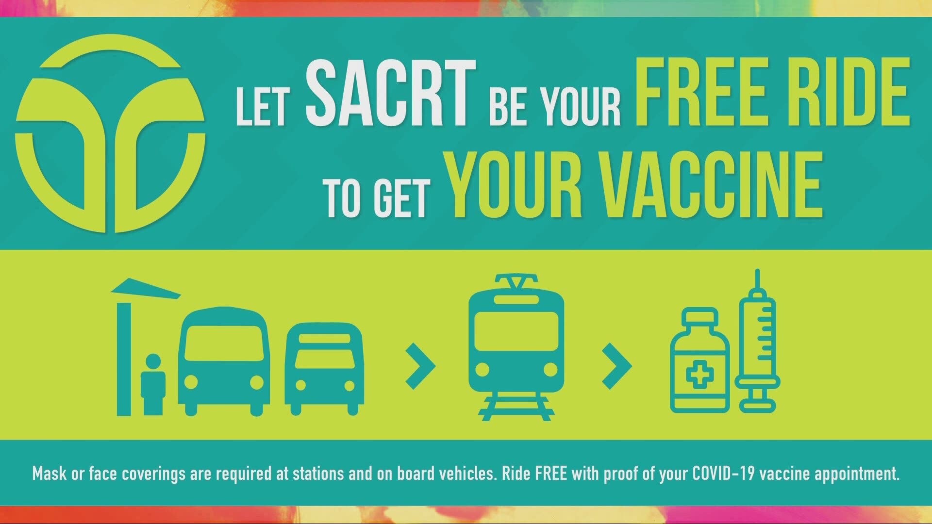 SacRT is offering free rides for anyone getting a covid-19 vaccine. This segment was paid for by SacRT.