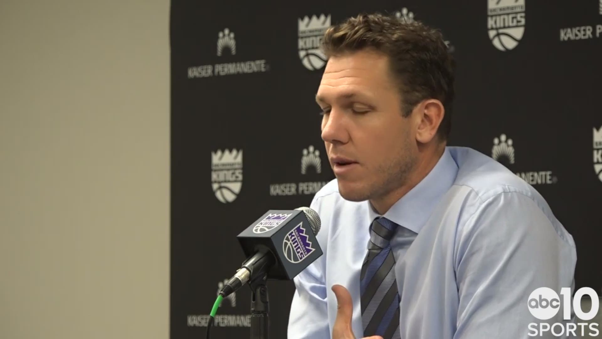 Following the 118-111 loss to the Charlotte Hornets on Wednesday night, Sacramento Kings head coach Luke Walton discusses the poor second half, the 0-5 start.