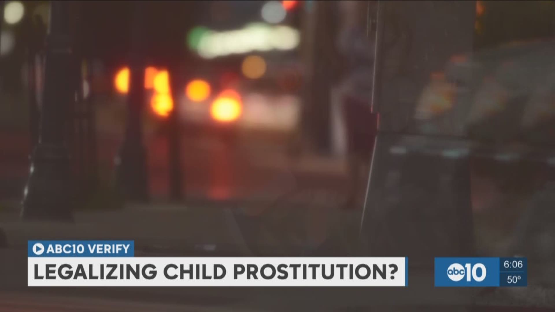 The wording of a new law has some Californians believing the stat has legalized child prostitution. (Dec. 30, 2016)