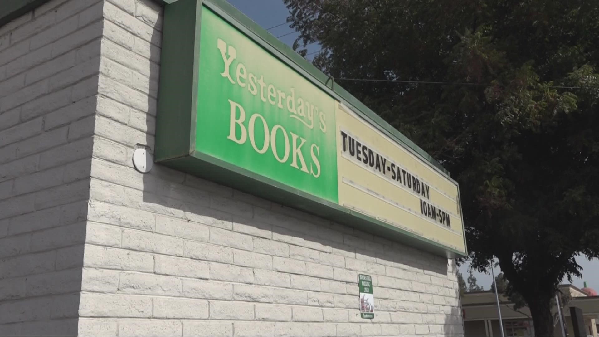 Yesterday's Books has been open since 1980, but the COVID pandemic was too much for the store, resulting in it preparing to close by the end of the year.