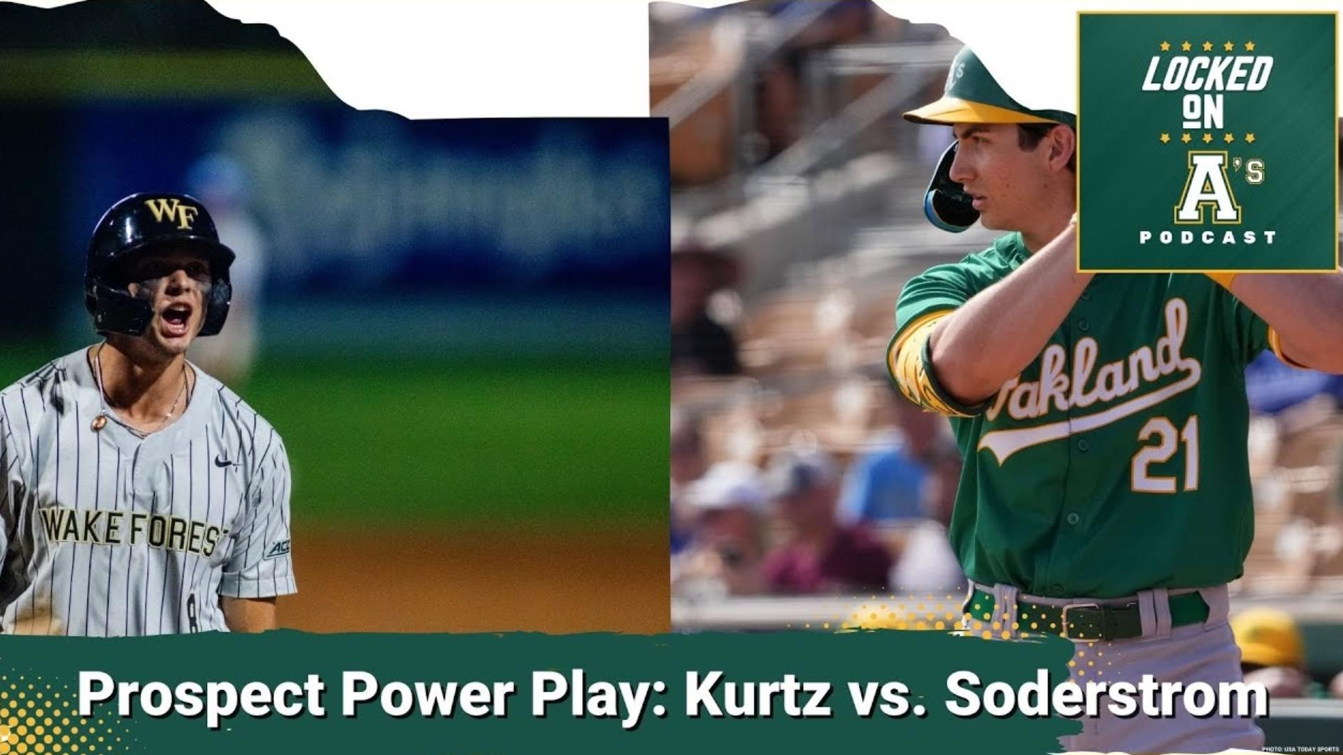 In this episode, we dive deep into the emerging positional battle between two of the A’s top prospects: Nick Kurtz and Tyler Soderstrom.