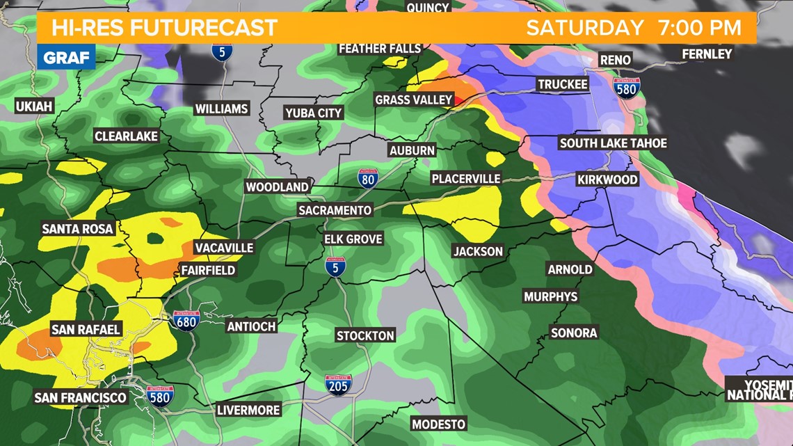 Northern California weather: Rainy, snowy, windy Saturday - Vimarsana News