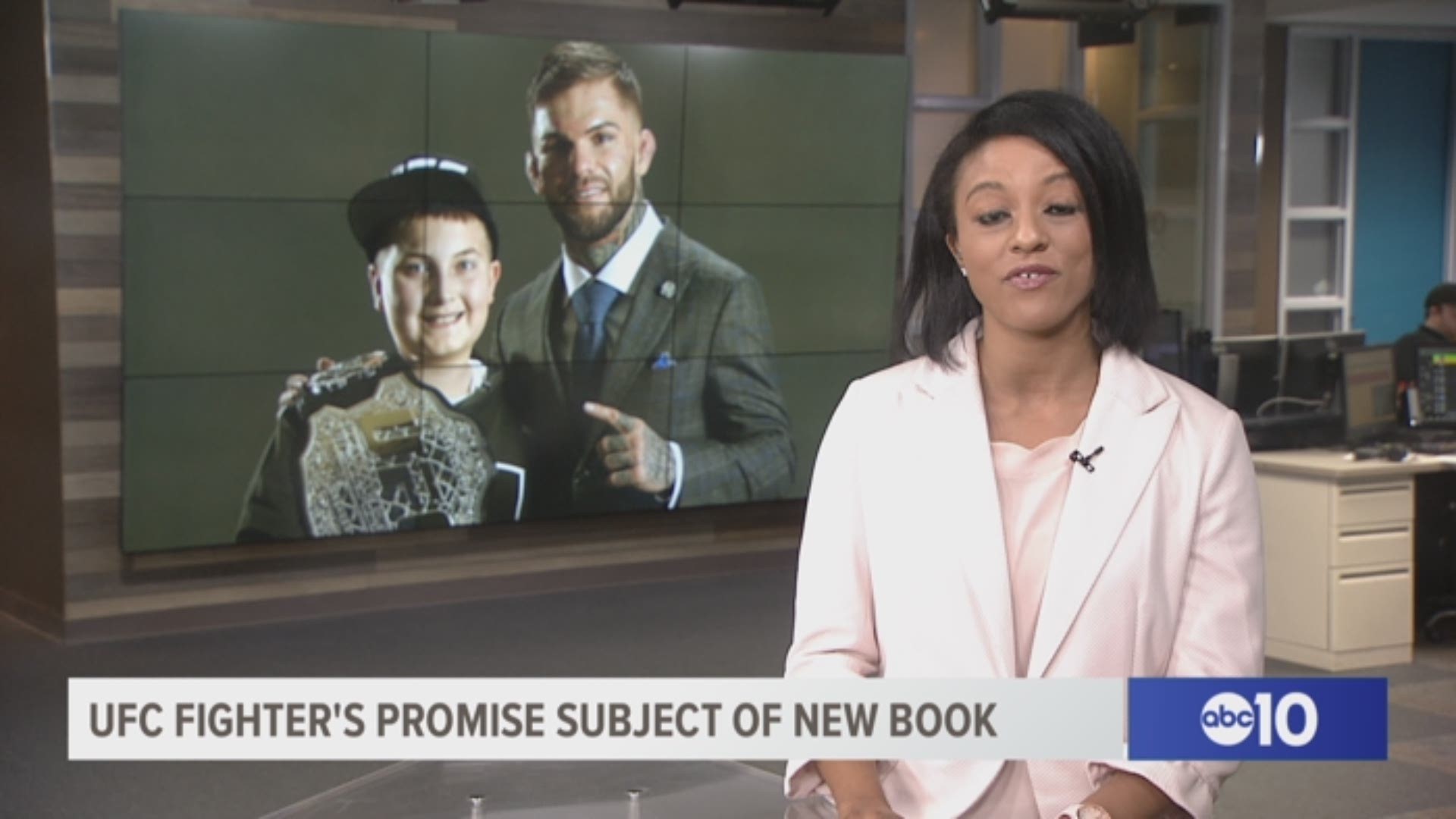 UFC bantamweight and former champion Cody Garbrandt, who lives and trains in Sacramento, sits down with ABC10's Sean Cunningham to discuss his new book "The Pact" - about the special bond he formed with his biggest fan Maddux Maple - who was battling leuk