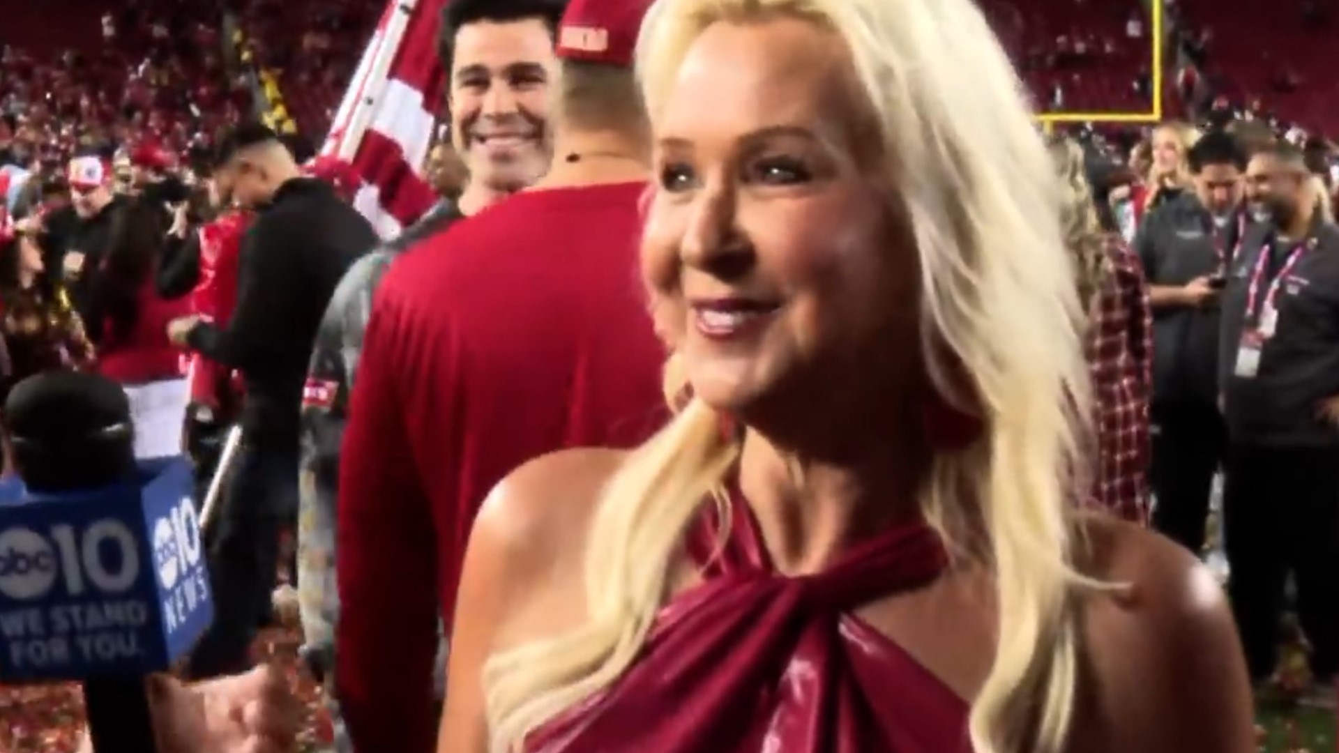 Brock Purdy's mom, Carrie Purdy, speaks out on her son's NFC title win and Super Bowl-bound 49ers.