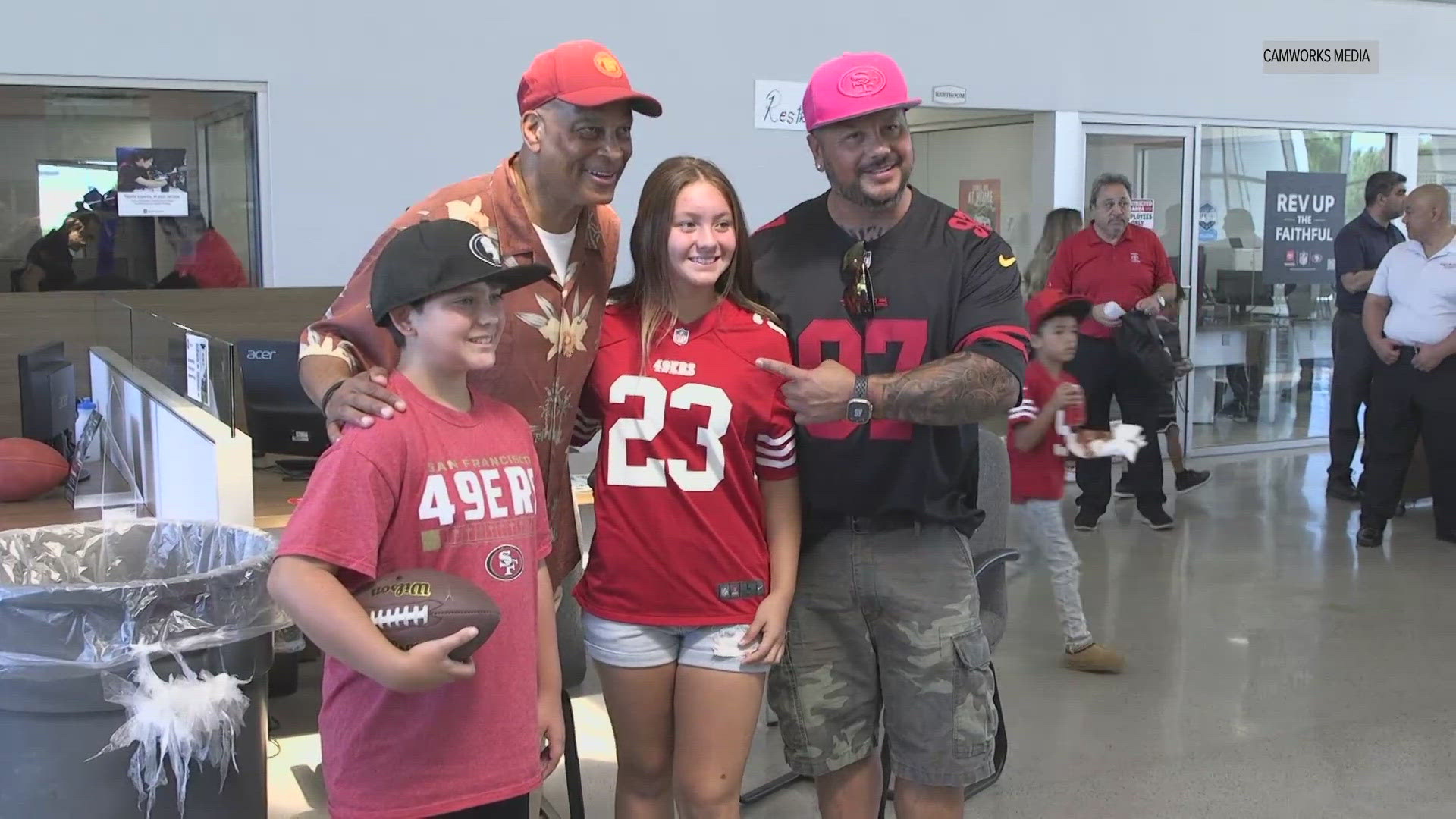 Professional football hall of fame Ronnie Lott was in Tracy to take part in an event that highlights girls flag football in Northern California.