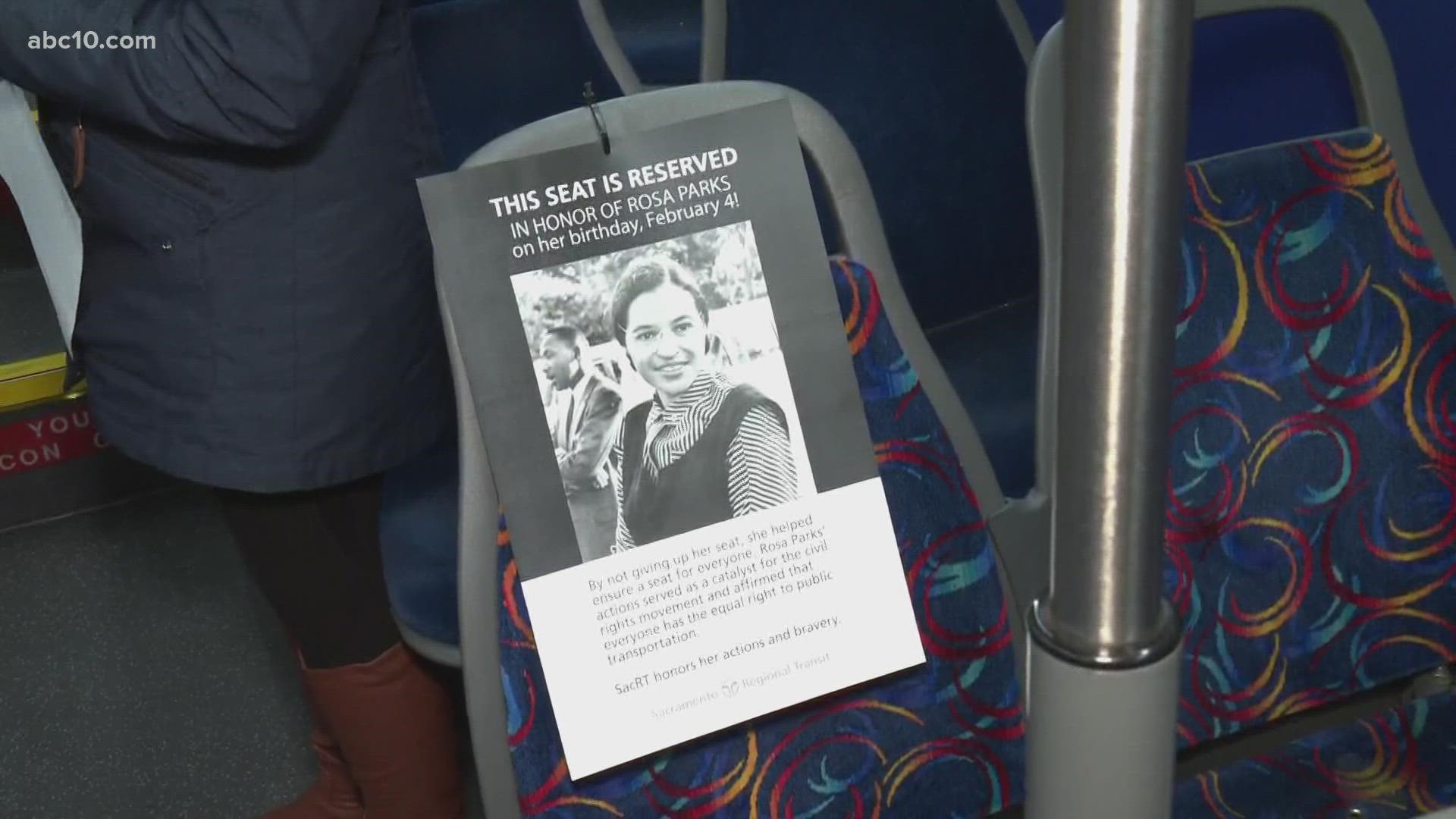 In honoring the birthday of civil rights leader Rosa Parks, Sacramento RT is offering free rides Friday on all fixed route buses. Details available on their website.