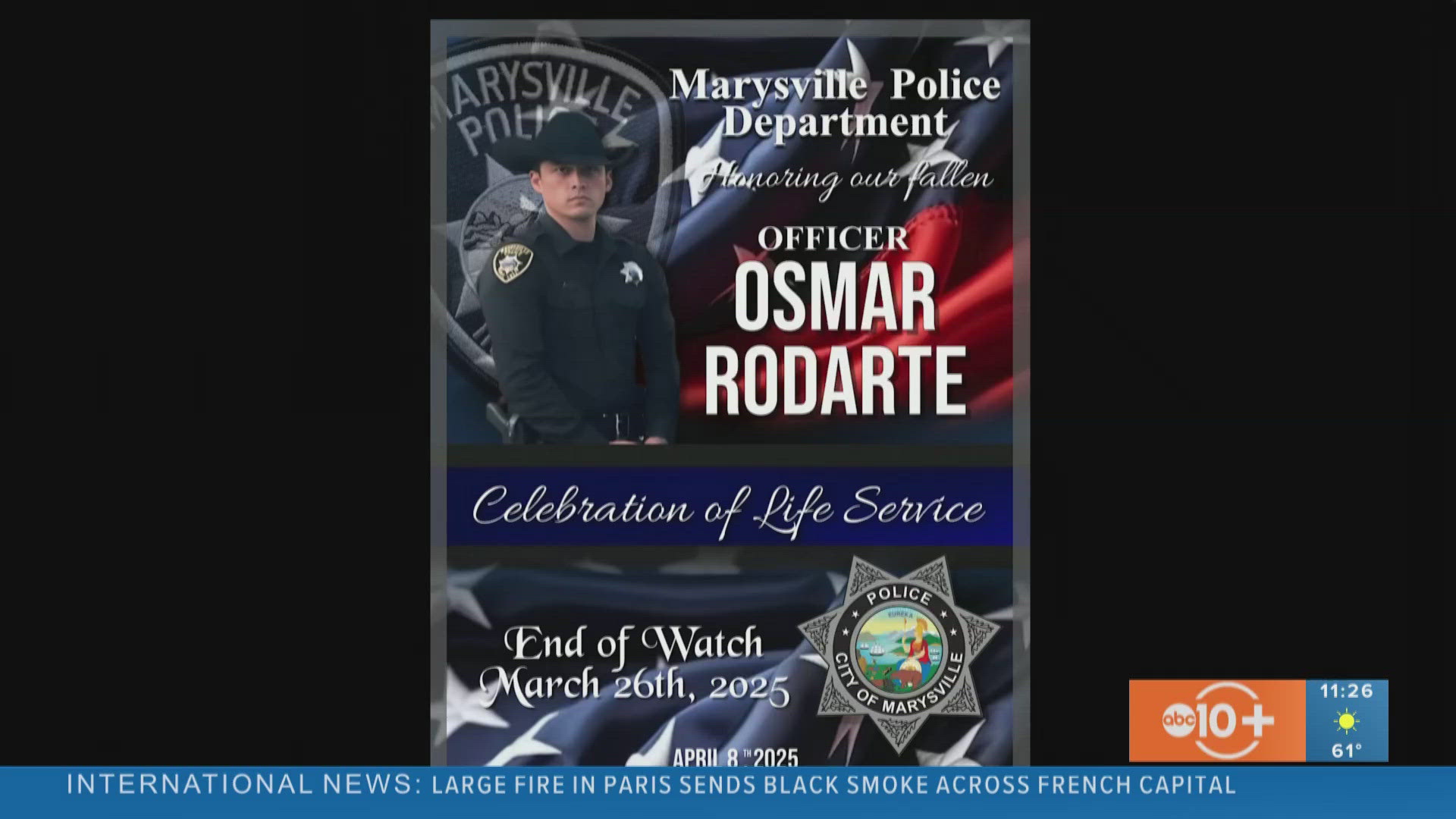 Officer Rodarte was killed while executing a search warrant in Oilvehurst. Officer Rodarte is remembered as a father, friend, army veteran and a hero.