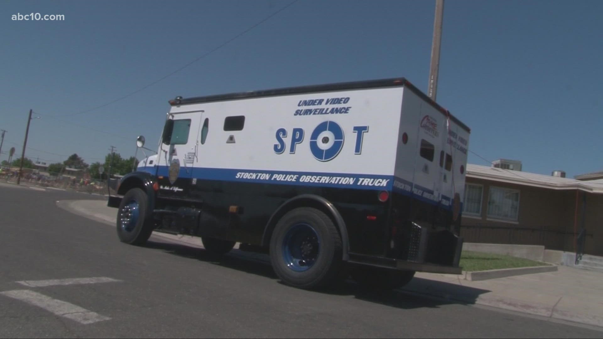 The Stockton Police Department just added a second Stockton Police Observation Truck to its crime-fighting arsenal.