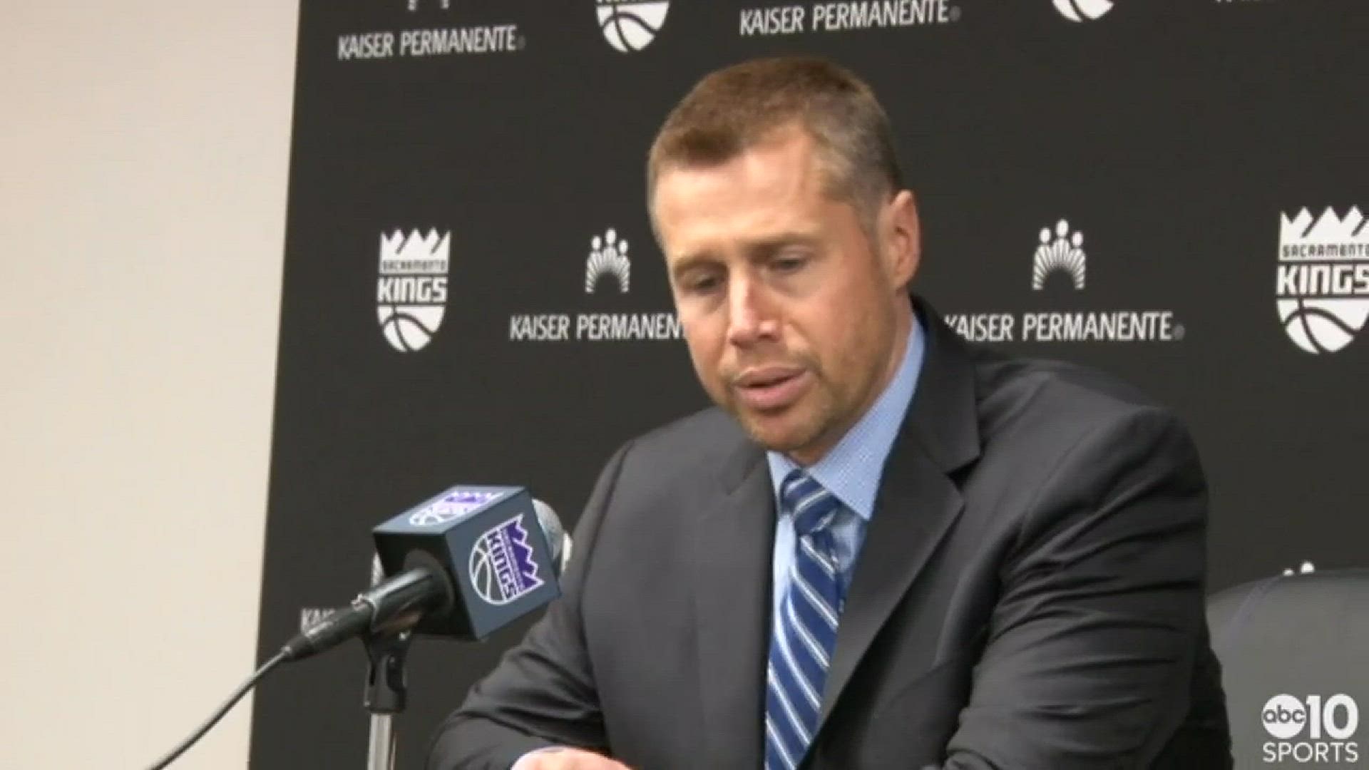 Kings head coach Dave Joerger tries to explain Monday's poor performance in the home loss to the Detroit Pistons.