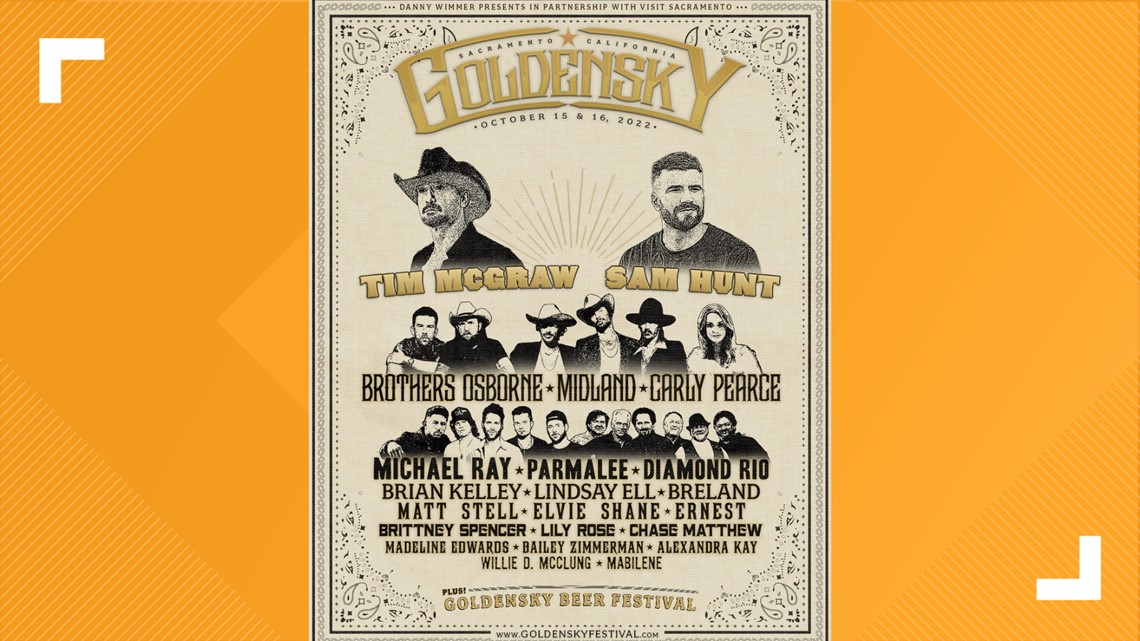 Tim McGraw, Sam Hunt To Headline Sacramento's GoldenSky Festival ...