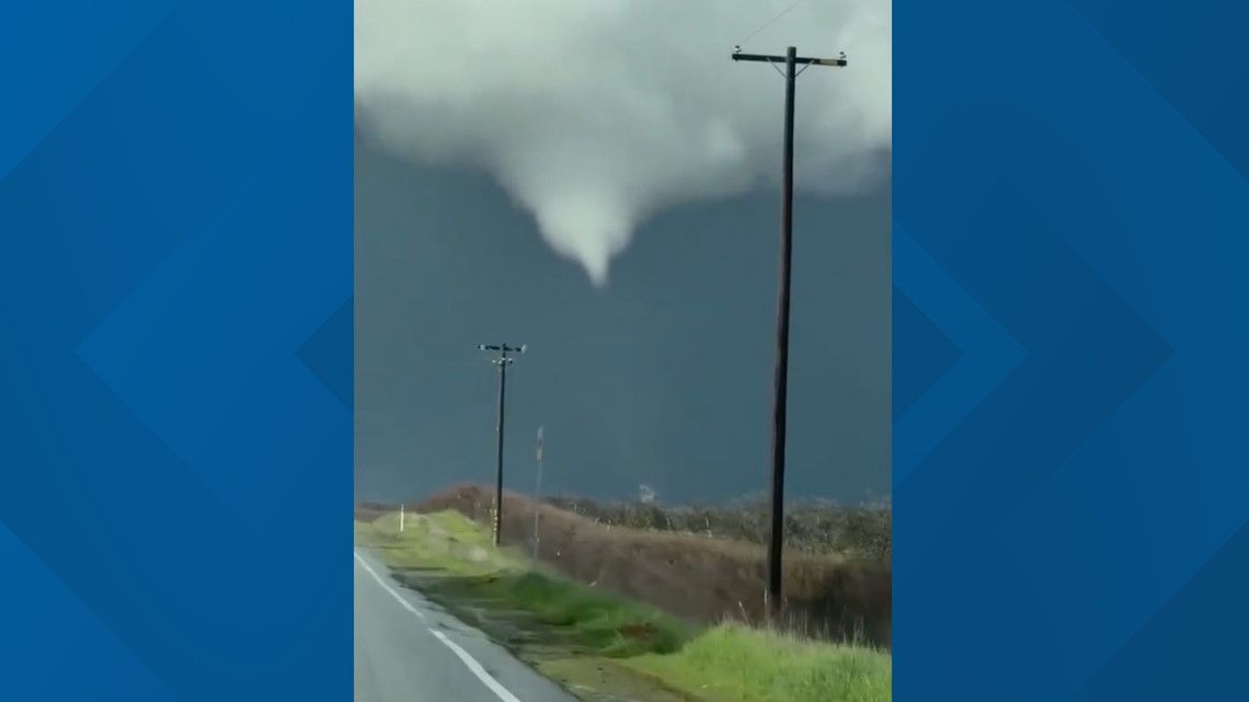 The National Weather Service Hanford confirms two tornadoes formed in