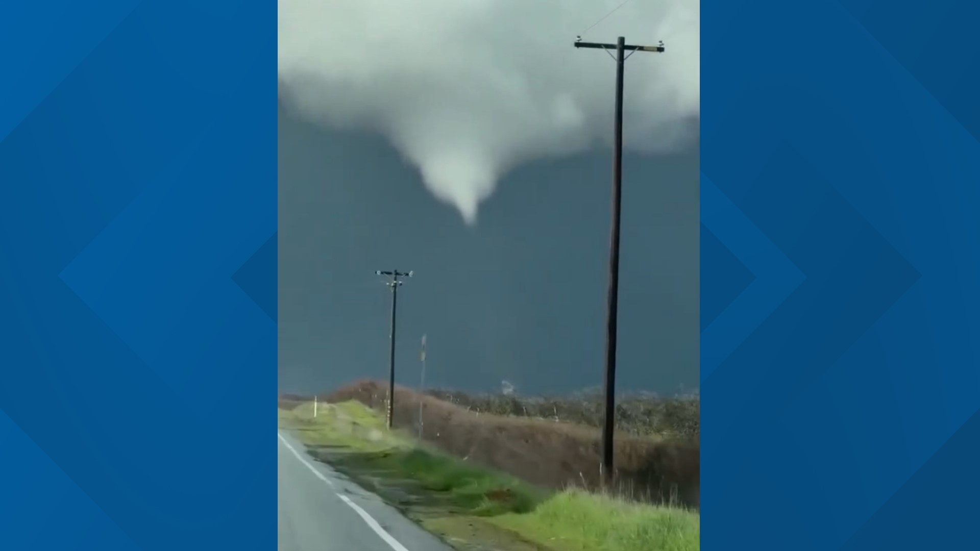 The National Weather Service Hanford confirms two tornadoes formed in Madera County