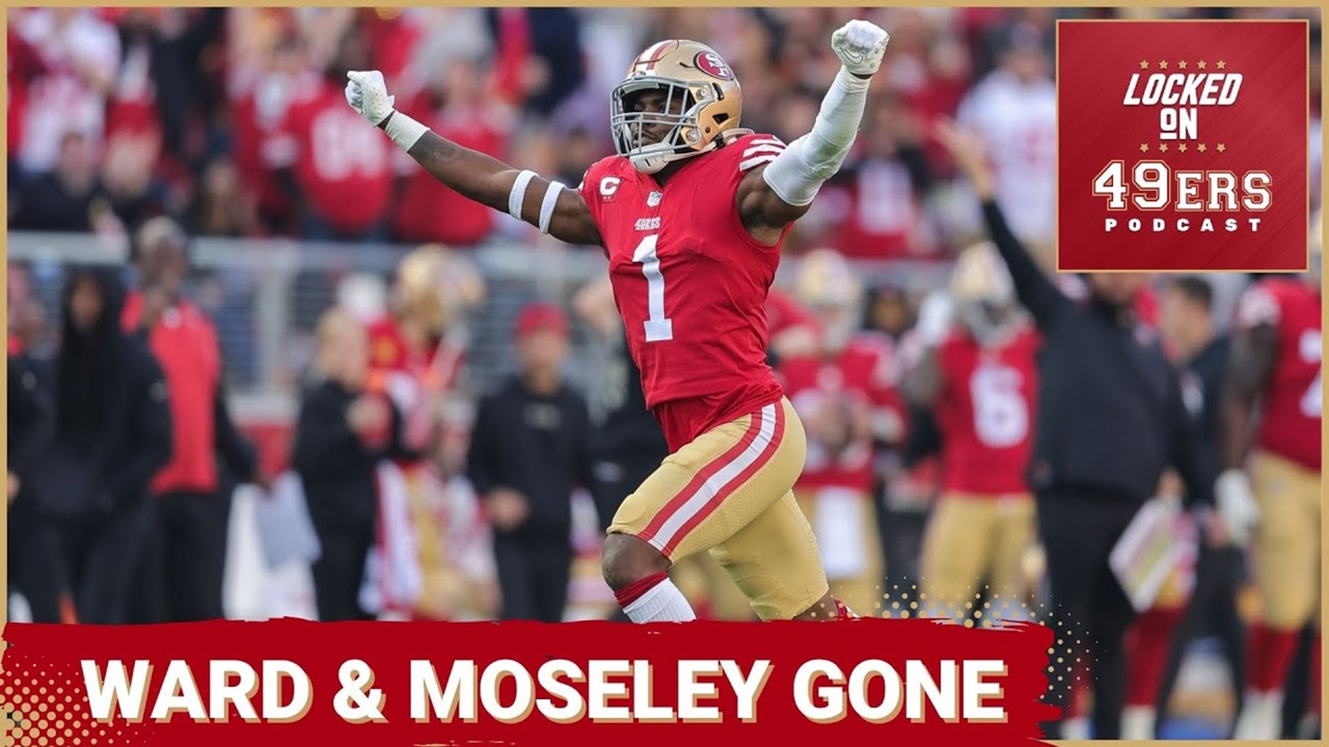 The longest tenured player on the San Francisco 49ers roster, Jimmie Ward, signs a free agent contract with the Houston Texans. Emmanuel Moseley leaves the 49ers