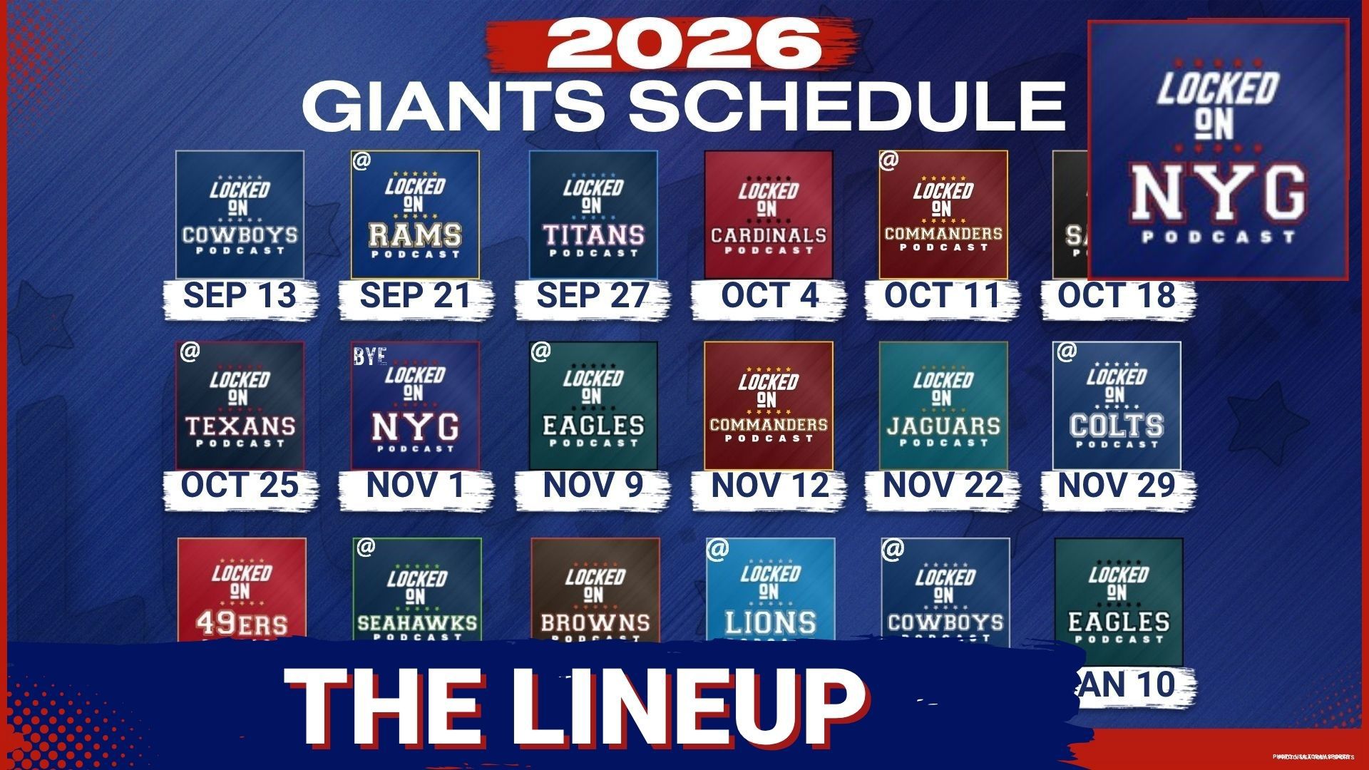 Giants Home Schedule 2027