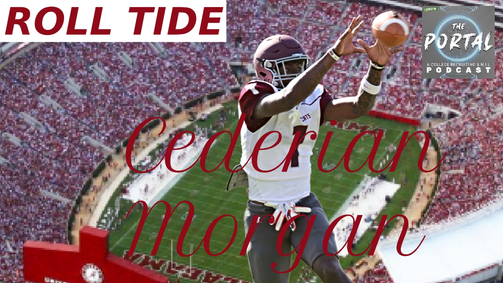 5-star wide receiver & Alabama commitment Cederian Morgan is one of the nation's best prep football players. He'll impact the Crimson Tide and his community.