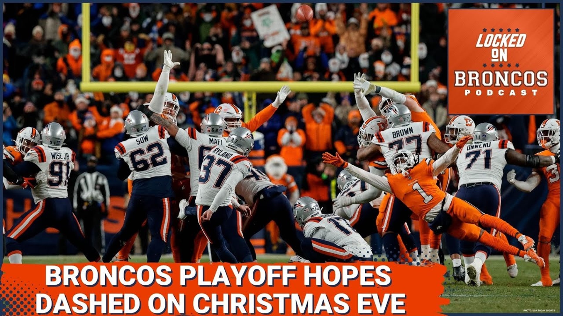 The Denver Broncos playoff hopes were stolen away in Sunday's collapse against the New England Patriots.