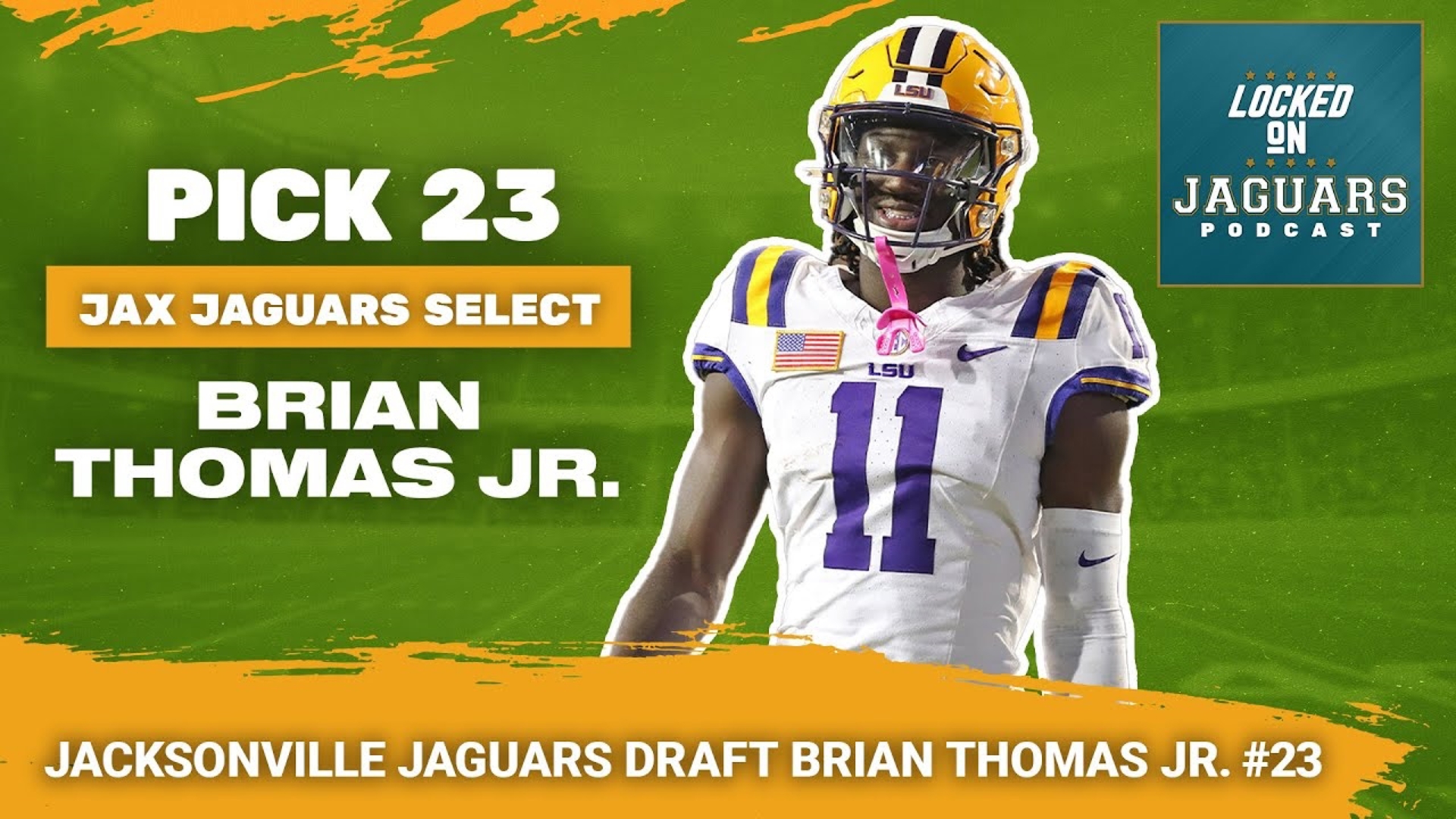 Jacksonville Jaguars Pick Brian Thomas Jr. 2024 NFL Draft Coverage