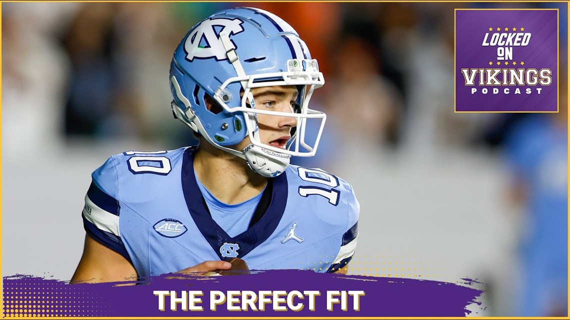 Why Drake Maye Is A Perfect Minnesota Vikings Scheme Fit | abc10.com