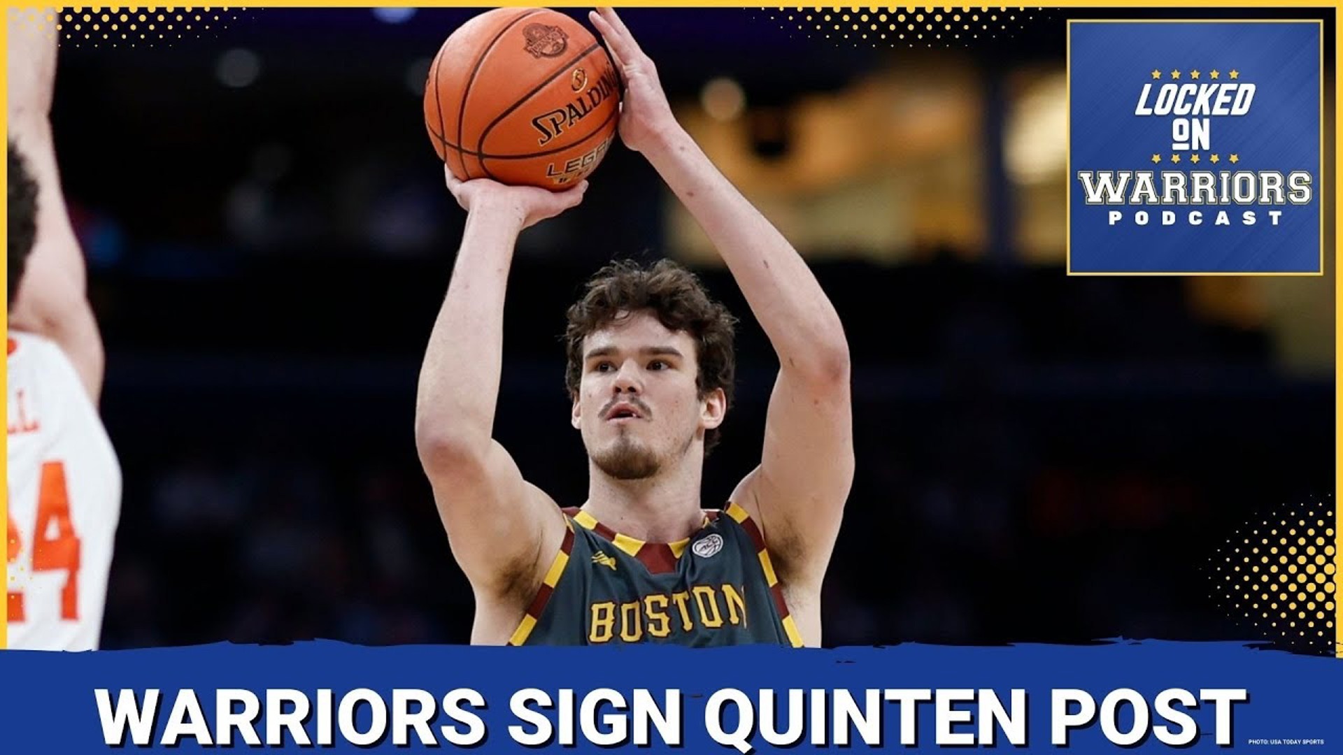 The Golden State Warriors have signed 2024 2nd round draft pick Quinten Post to a two way contract, waiving Daeqwon Plowden to free up the spot.