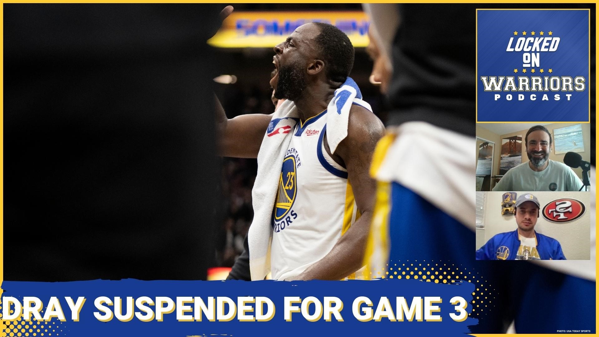 Draymond Green will miss Game 3 for the Golden State Warriors after stepping on Domantas Sabonis.