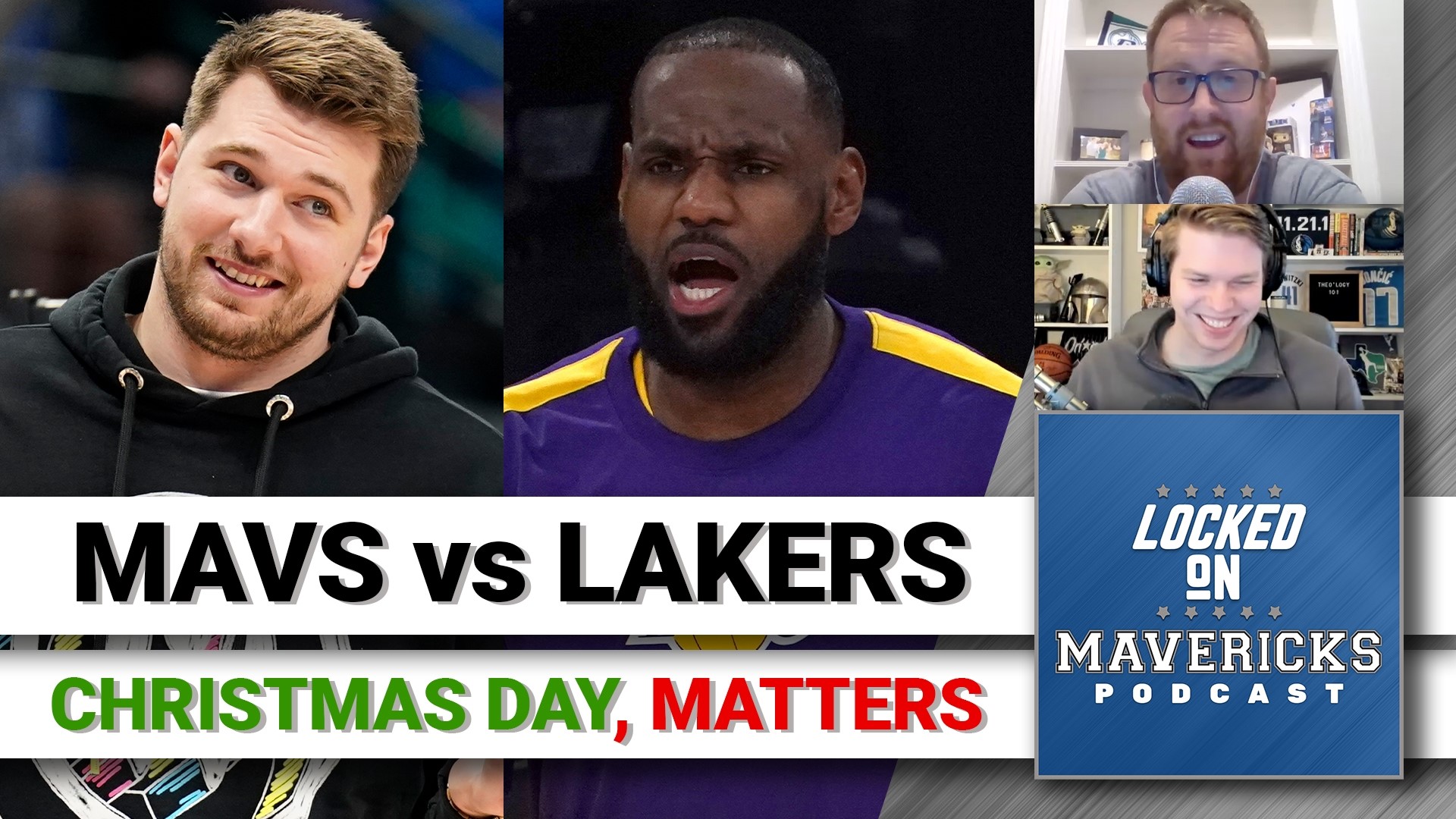 Nick Angstadt is joined by Kirk Henderson (Mavs Moneyball) to discuss the Mavs playing at home on Christmas Day against LeBron and the Lakers.