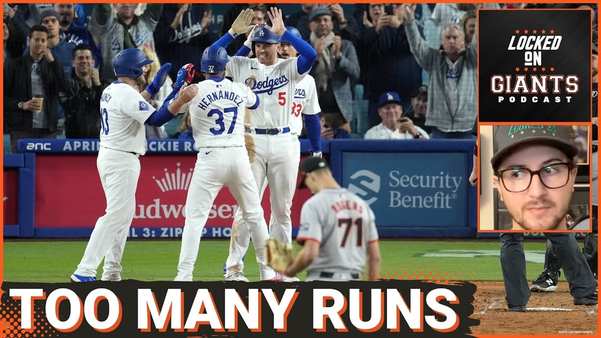 SF Giants vs. Dodgers: Big Hit Elusive, Runs Pile Up Against SF Once More