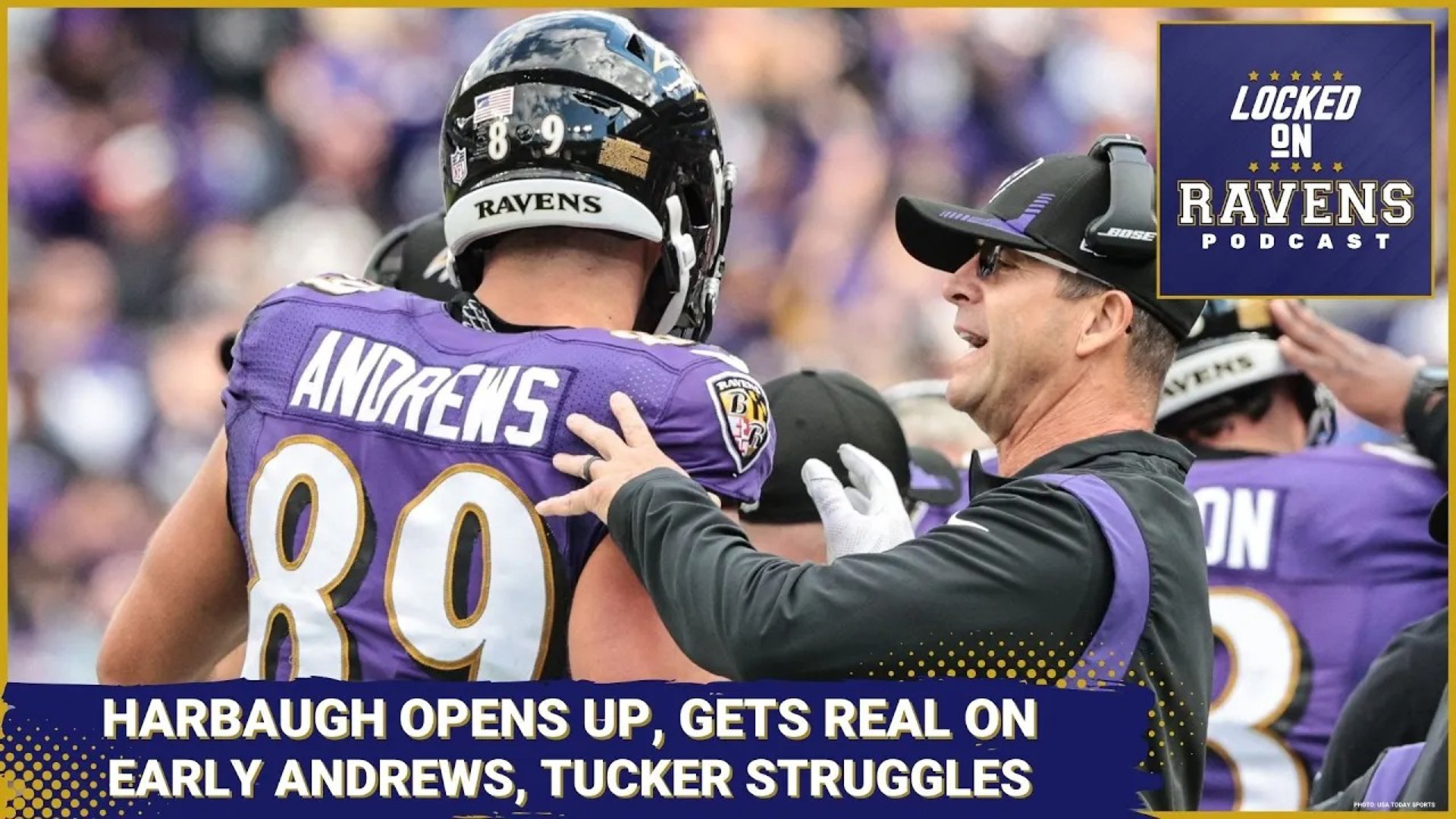 John Harbaugh gets real on Mark Andrews, Justin Tucker, opens up on